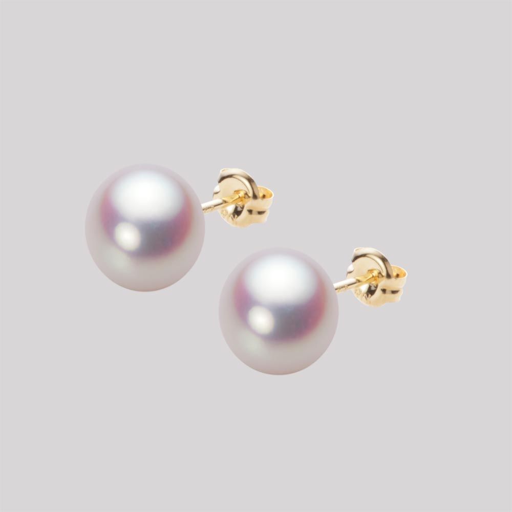 8.0mm アコヤ真珠ピアス