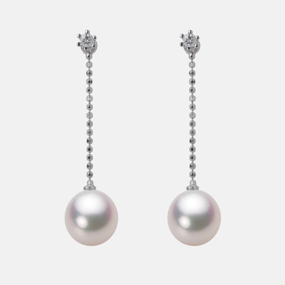 8.0mm アコヤ真珠ピアス