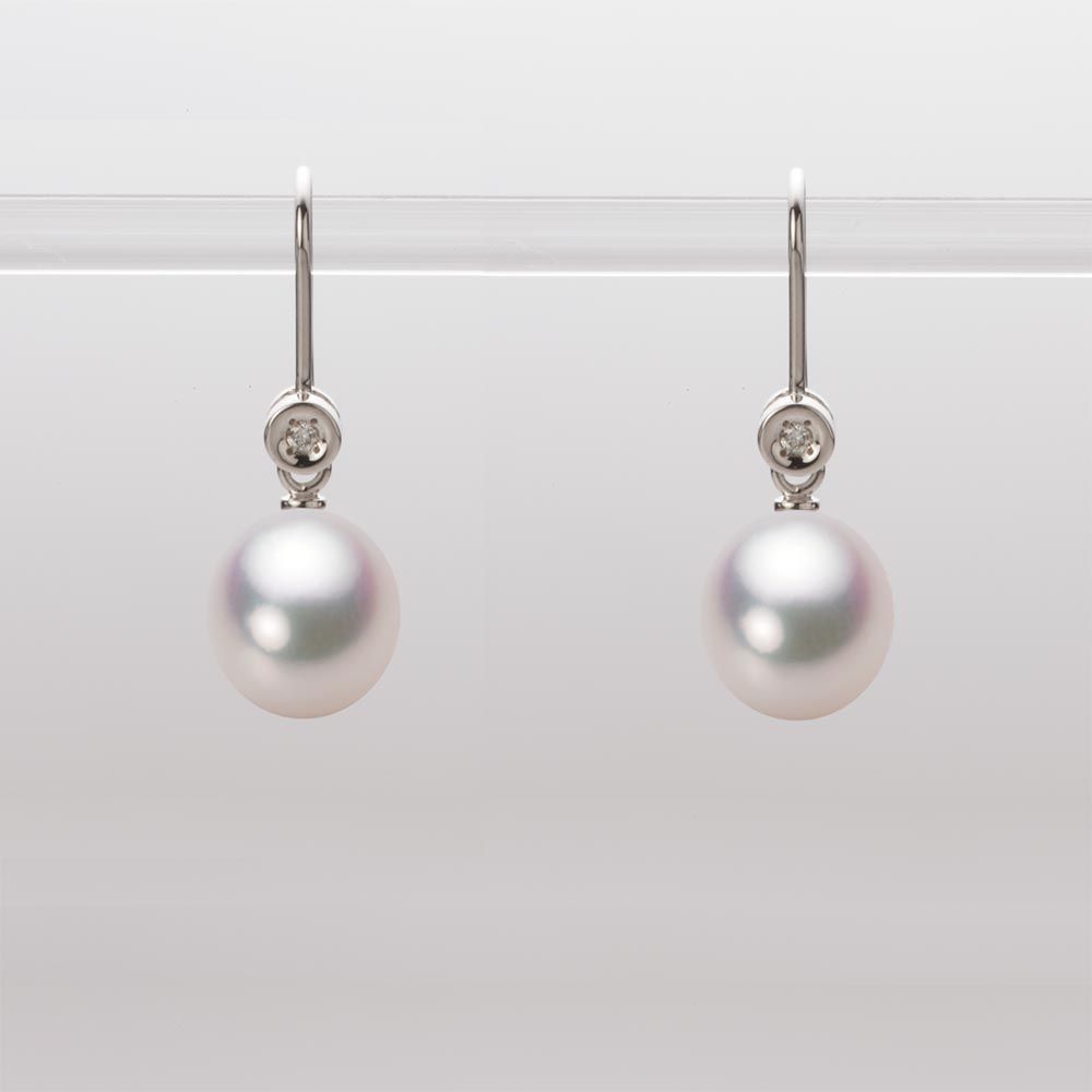 8.0mm アコヤ真珠ピアス