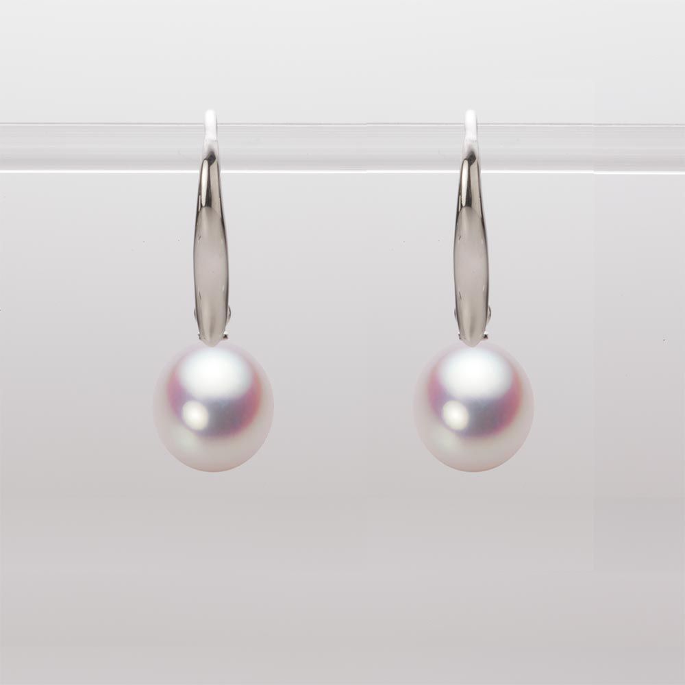 8.0mm アコヤ真珠ピアス