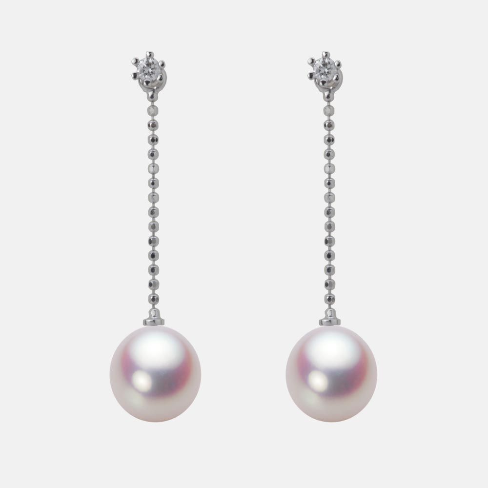 8.0mm アコヤ真珠ピアス