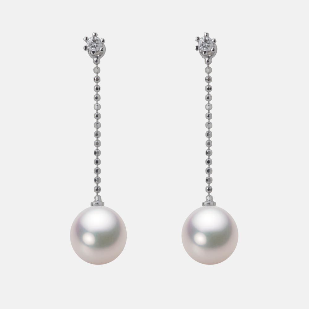 8.0mm アコヤ真珠ピアス