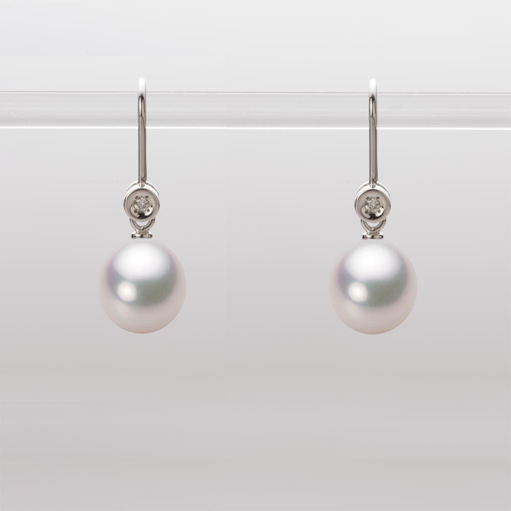 8.0mm アコヤ真珠ピアス
