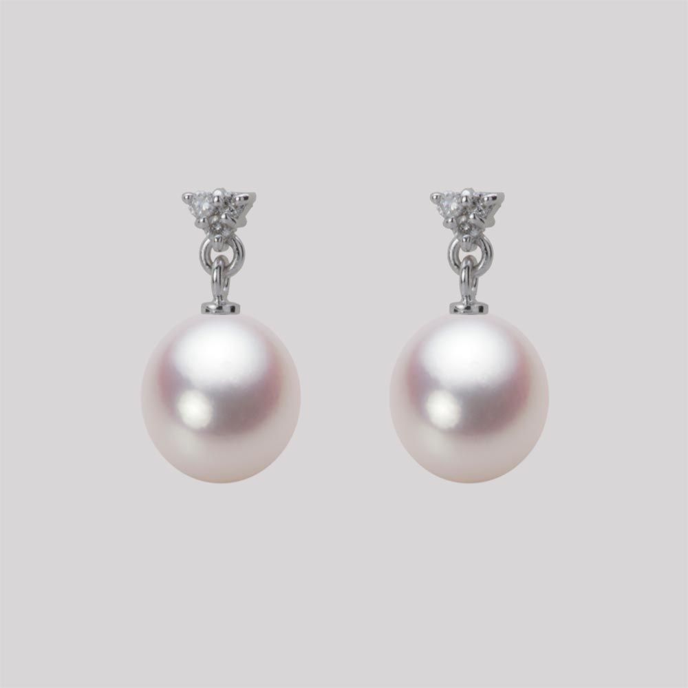 8.0mm アコヤ真珠ピアス