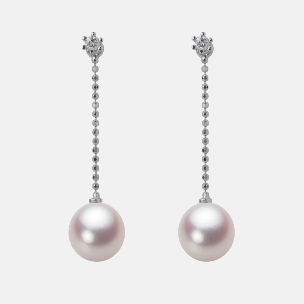 8.0mm アコヤ真珠ピアス