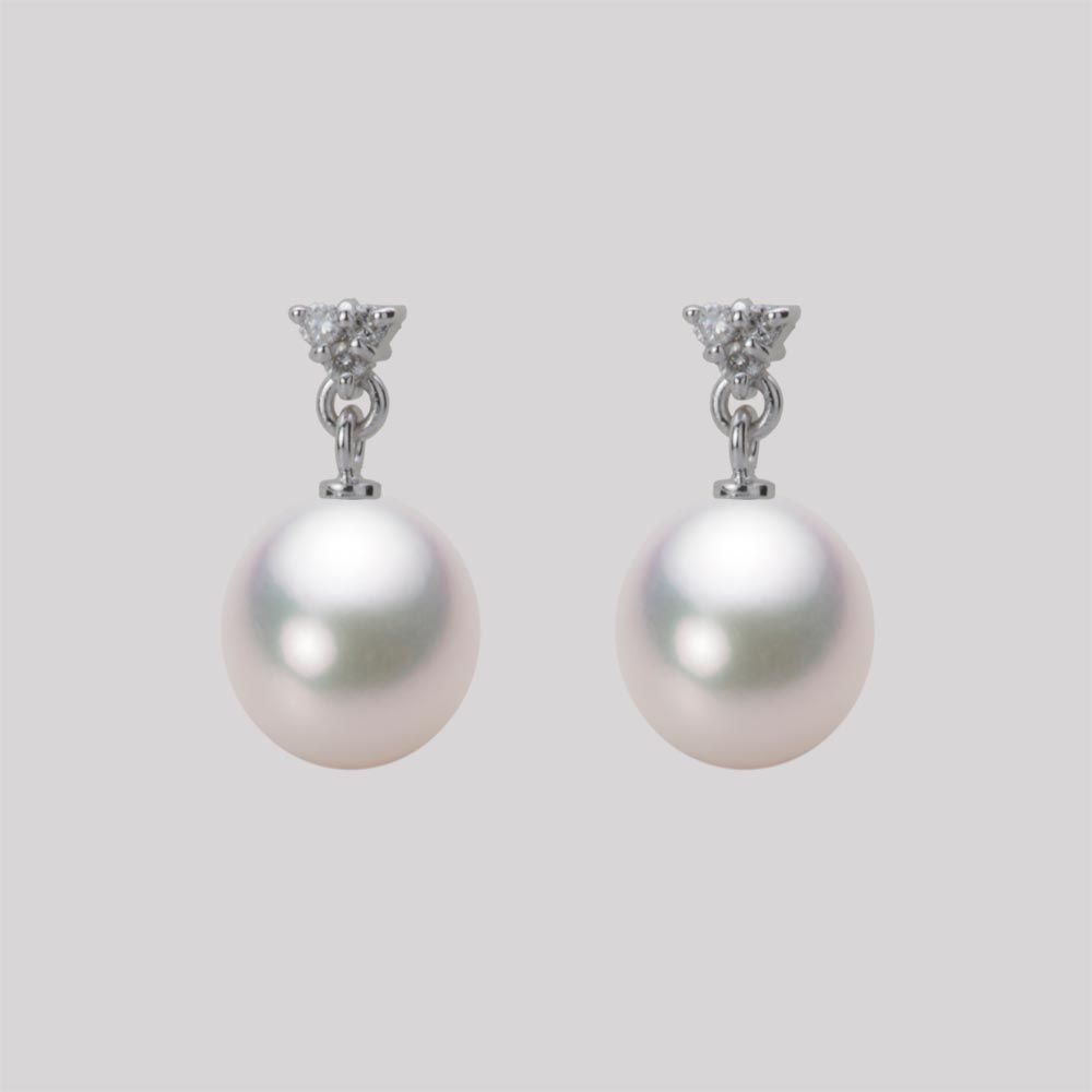 8.0mm アコヤ真珠ピアス