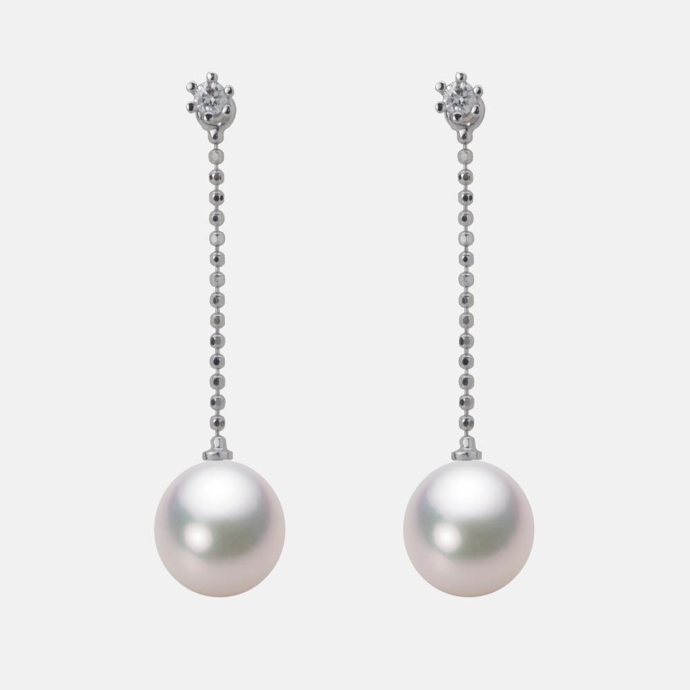 8.0mm アコヤ真珠ピアス