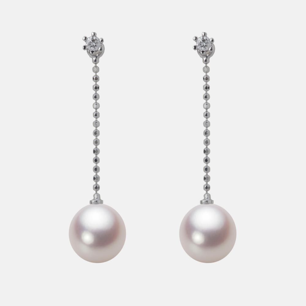 8.0mm アコヤ真珠ピアス
