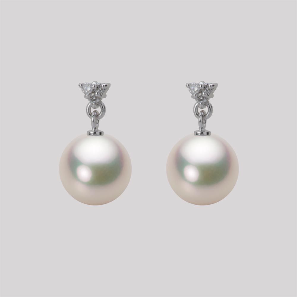 8.0mm アコヤ真珠ピアス