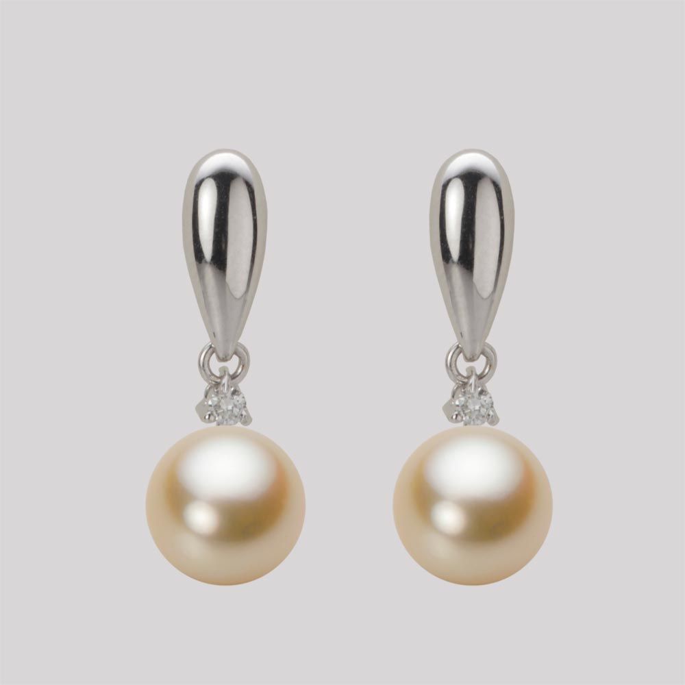 8.0mm アコヤ真珠ピアス
