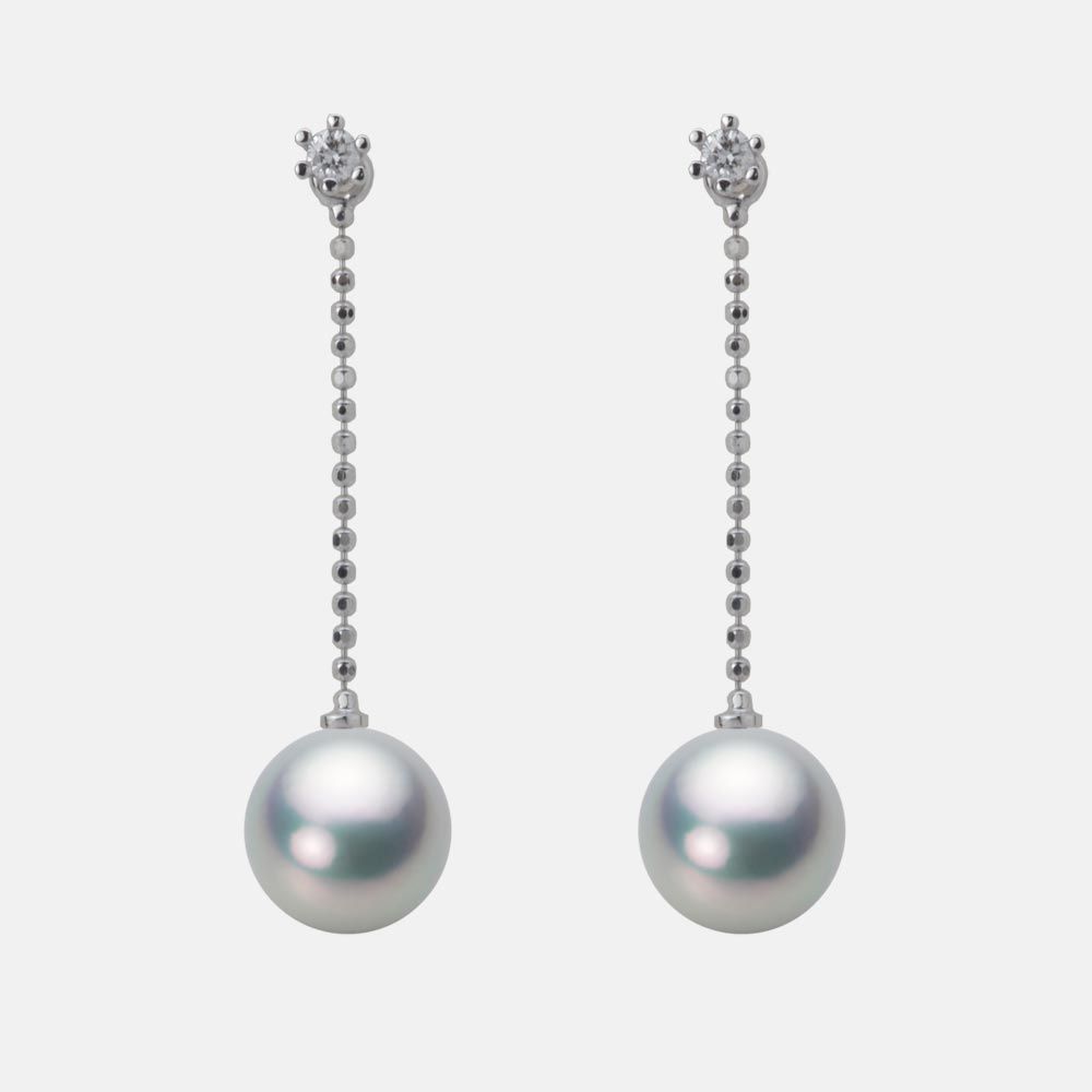 8.0mm アコヤ真珠ピアス