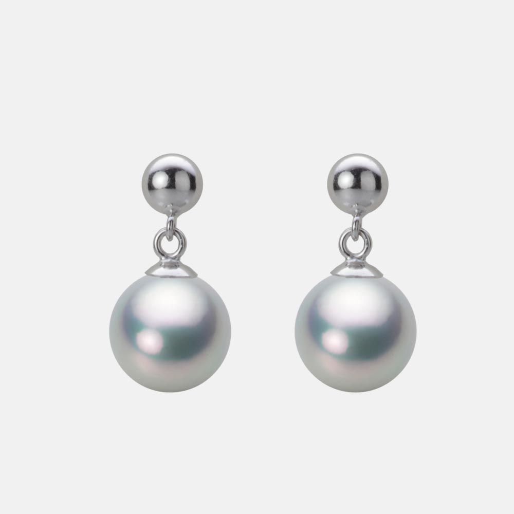 8.0mm アコヤ真珠ピアス