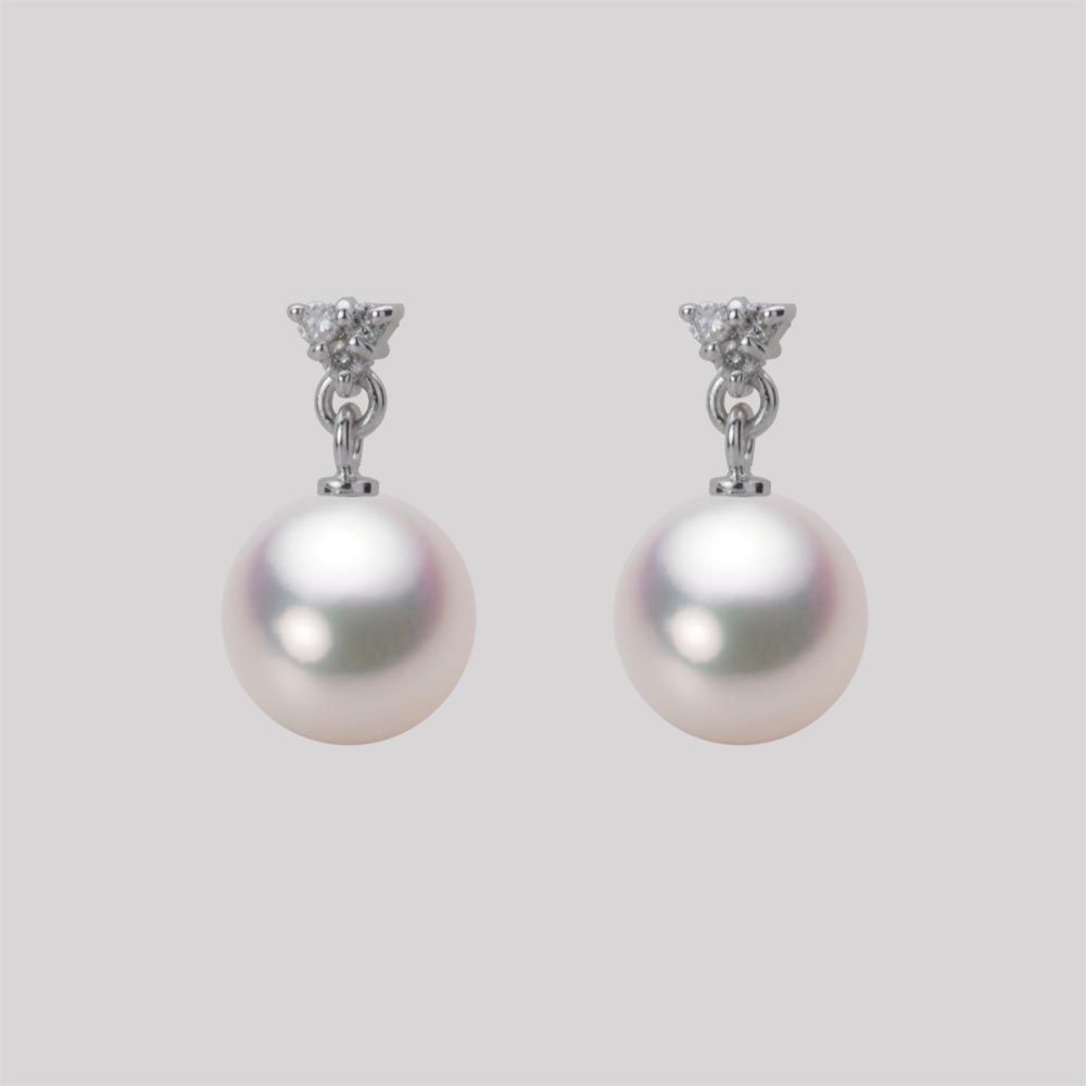 8.0mm アコヤ真珠ピアス