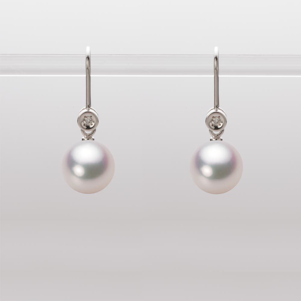 8.0mm アコヤ真珠ピアス