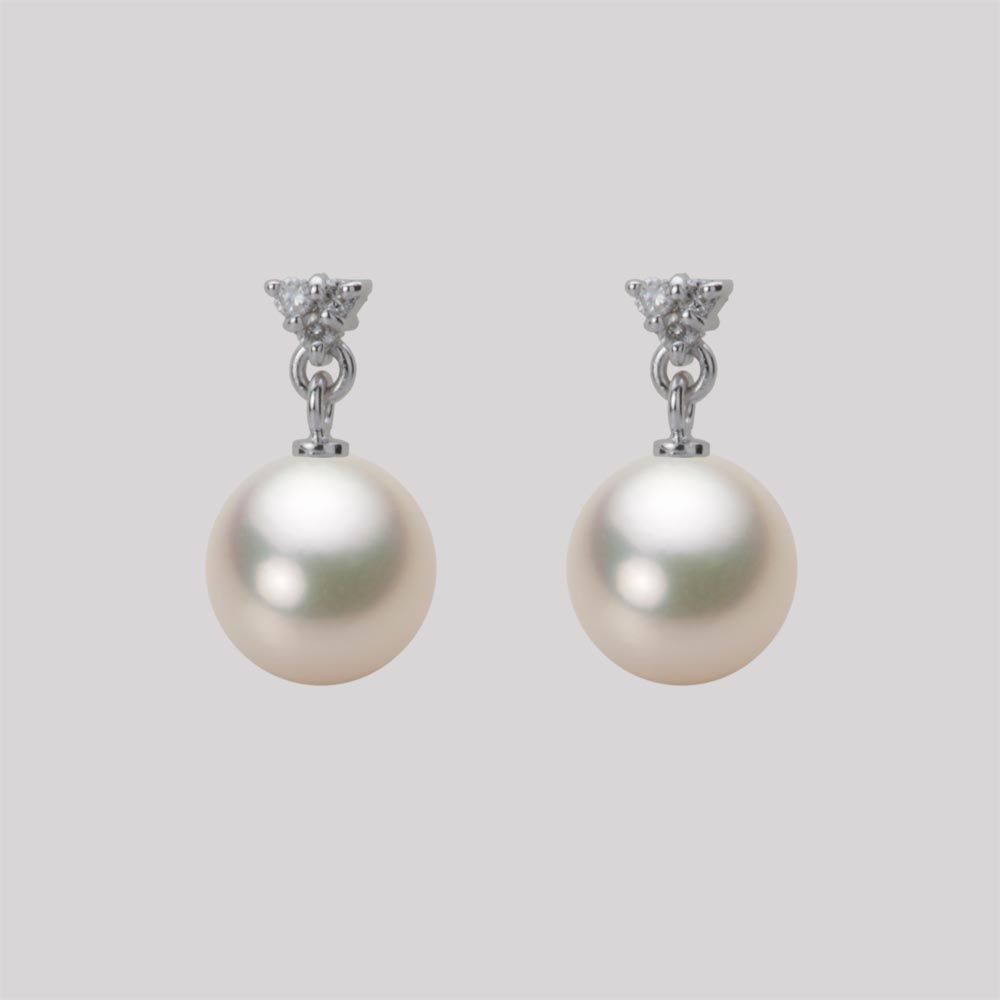 8.0mm アコヤ真珠ピアス