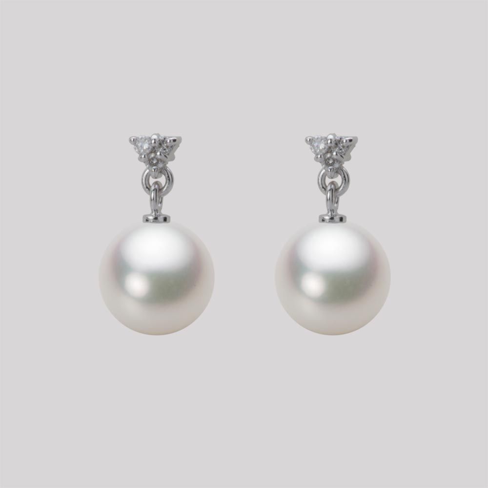 8.0mm アコヤ真珠ピアス