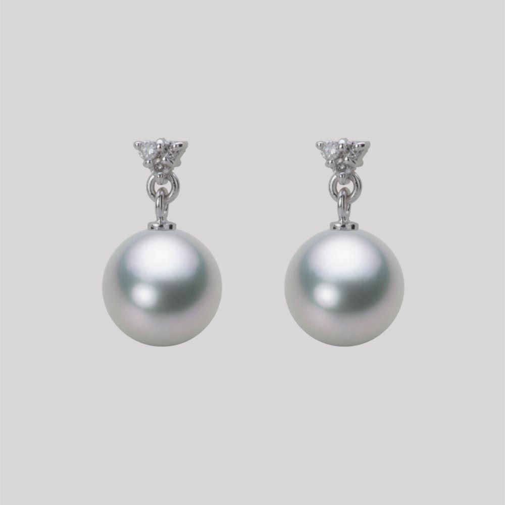 8.0mm アコヤ真珠ピアス