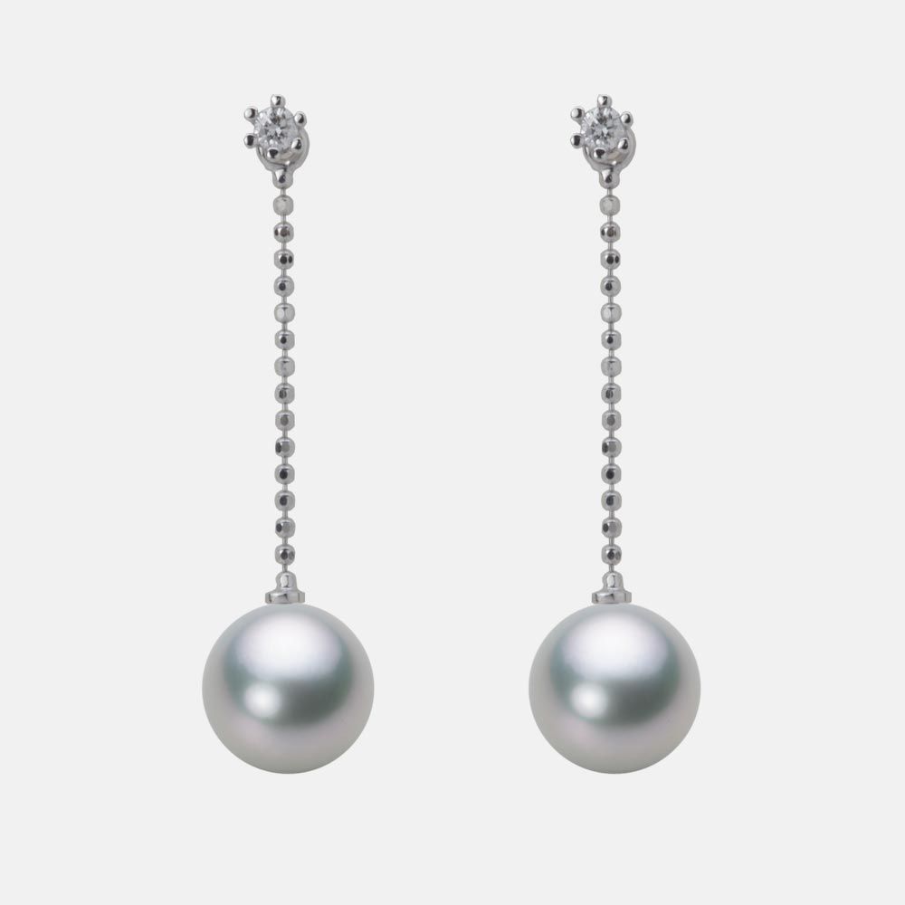 8.0mm アコヤ真珠ピアス