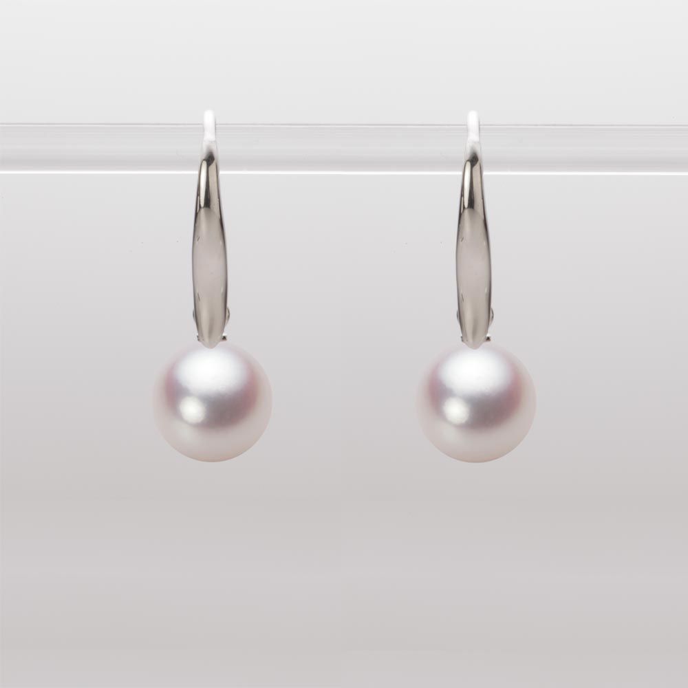8.0mm アコヤ真珠ピアス