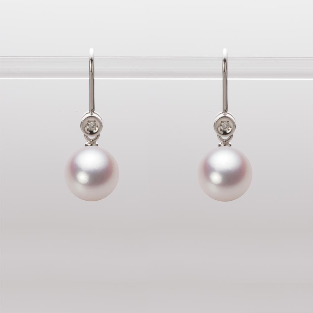 8.0mm アコヤ真珠ピアス