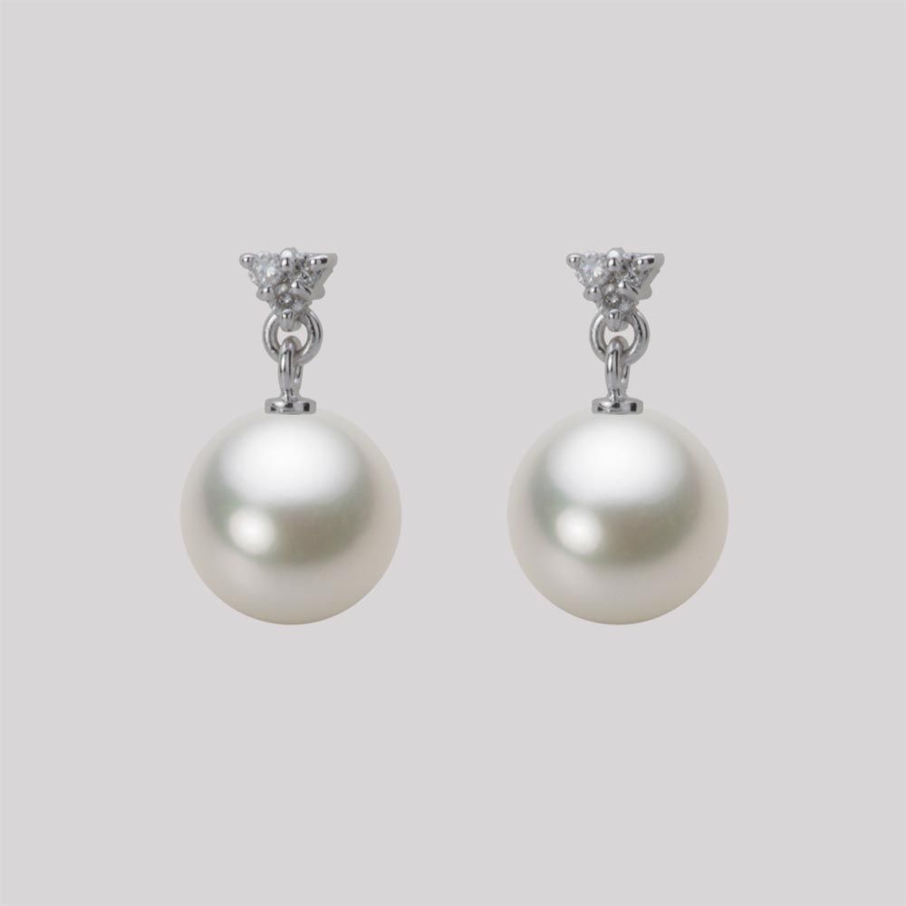 8.0mm アコヤ真珠ピアス