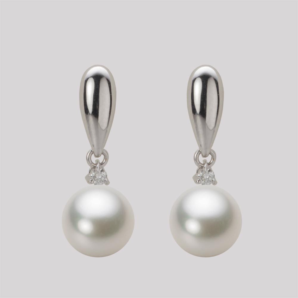 8.0mm アコヤ真珠ピアス