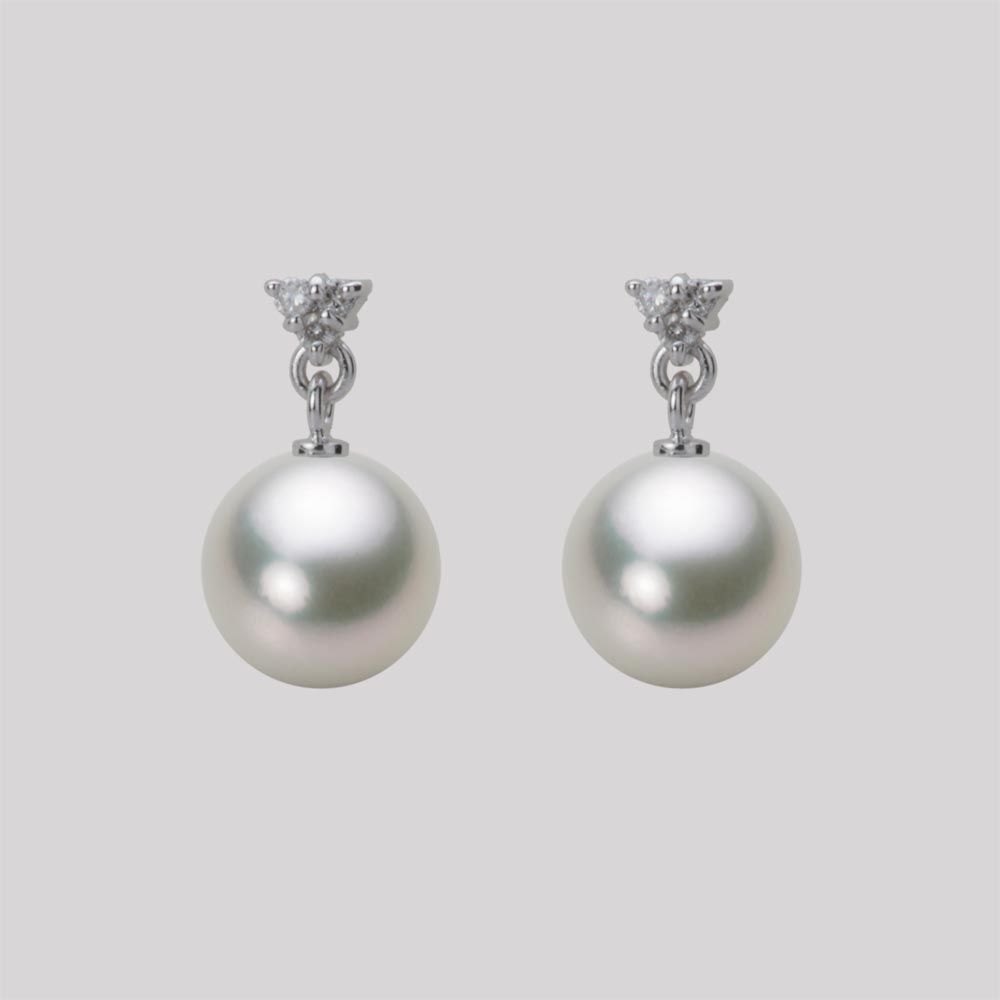 8.0mm アコヤ真珠ピアス