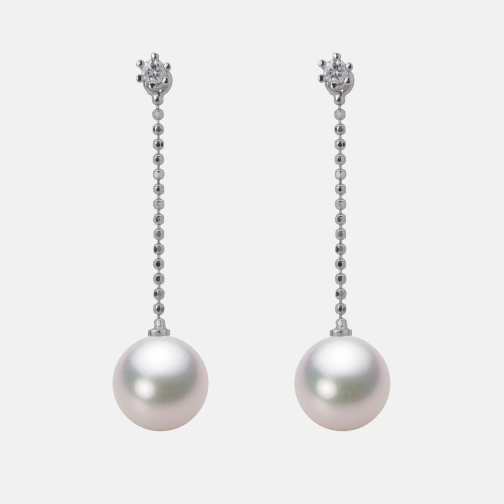 8.0mm アコヤ真珠ピアス
