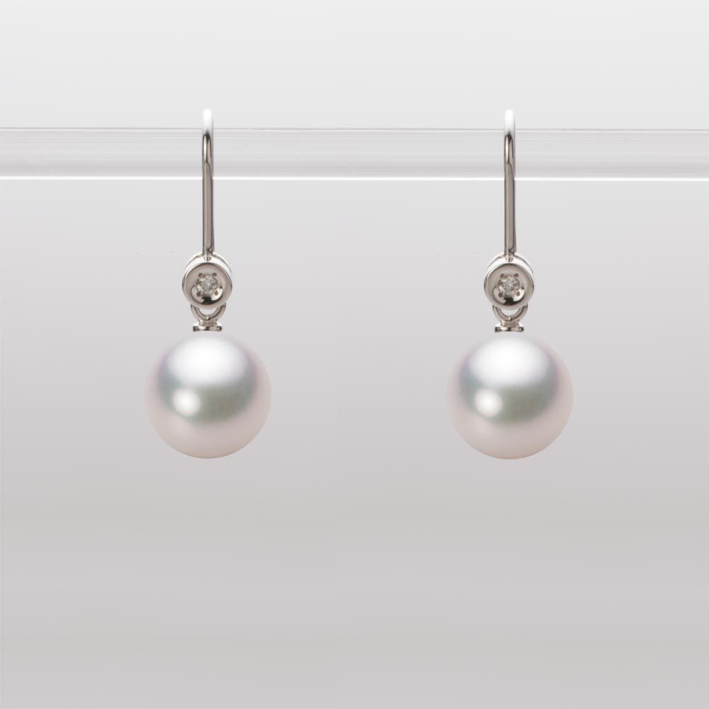 8.0mm アコヤ真珠ピアス