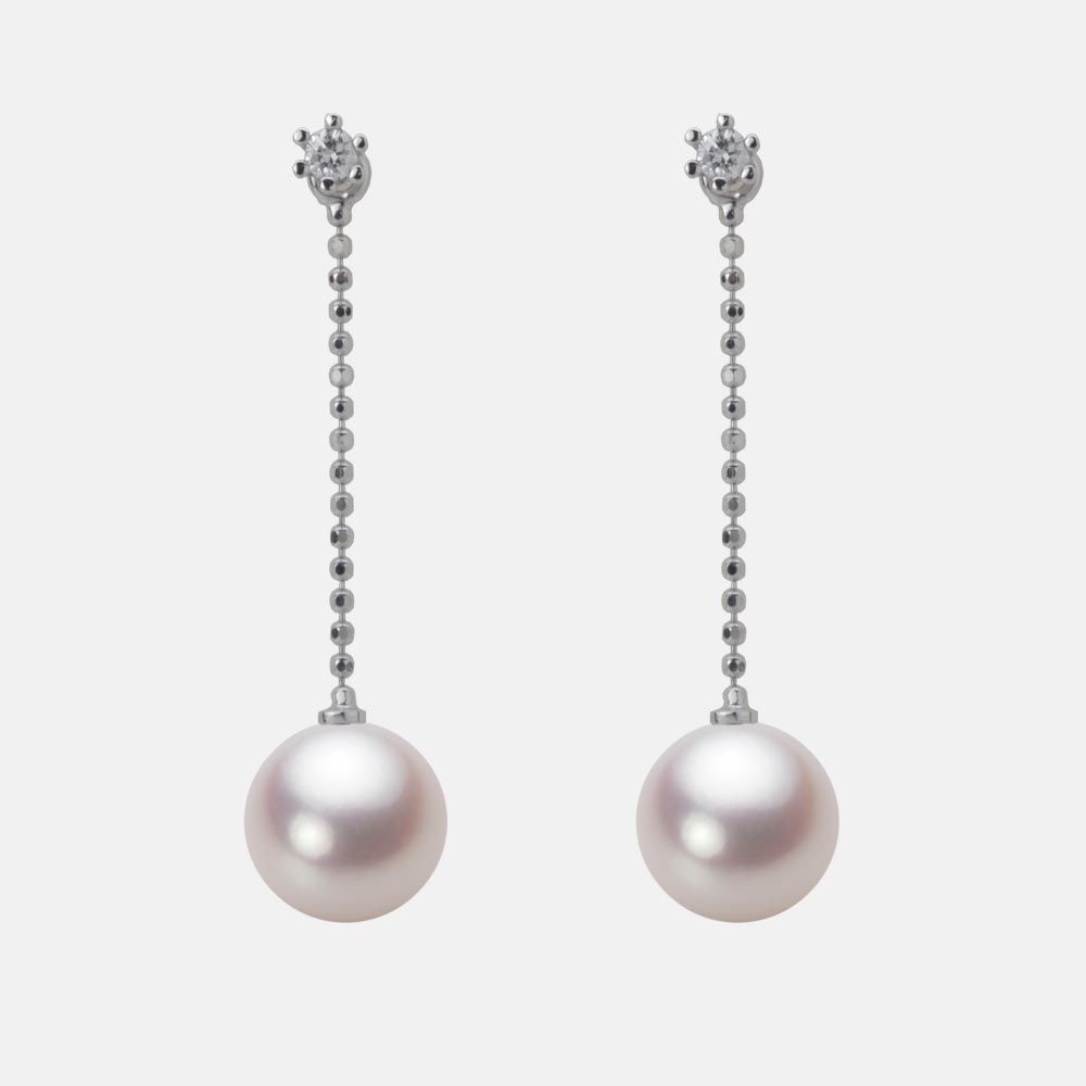8.0mm アコヤ真珠ピアス