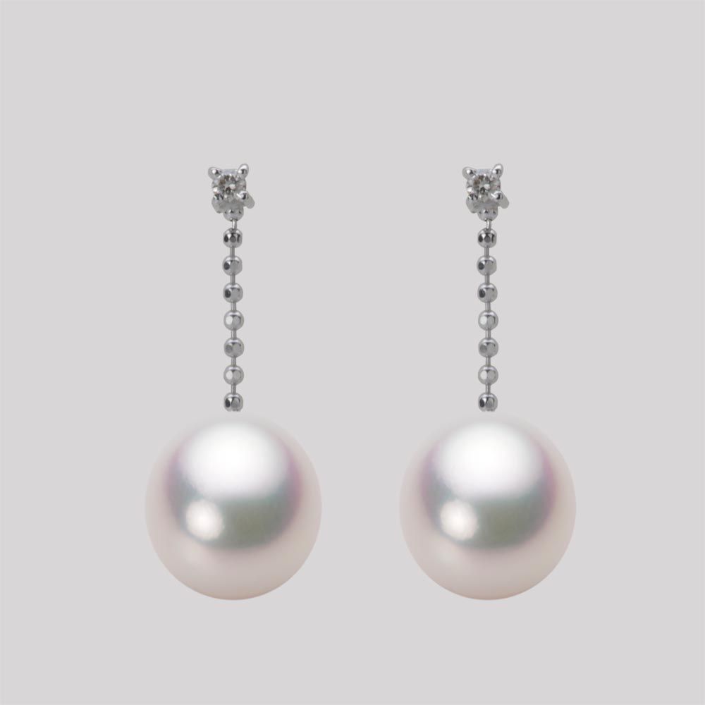8.5mm アコヤ真珠ピアス