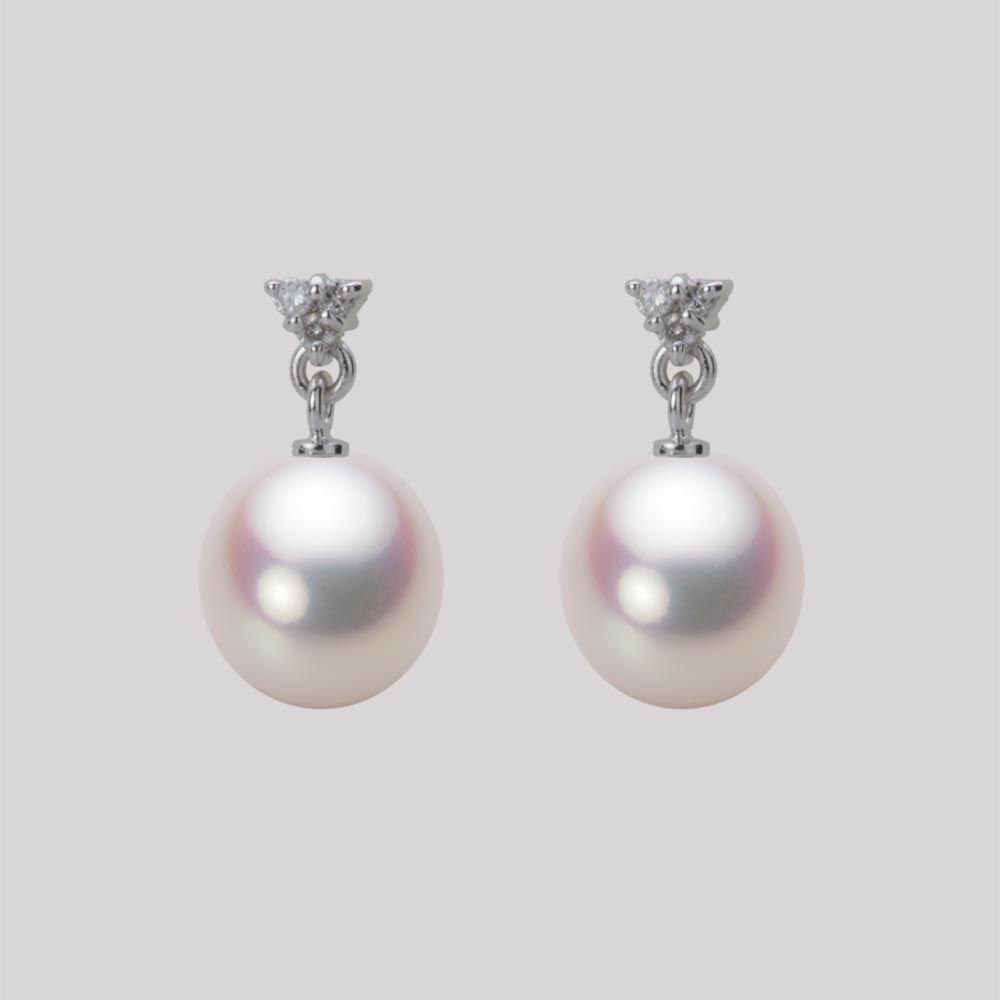 8.5mm アコヤ真珠ピアス