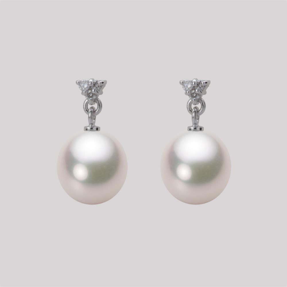 8.5mm アコヤ真珠ピアス