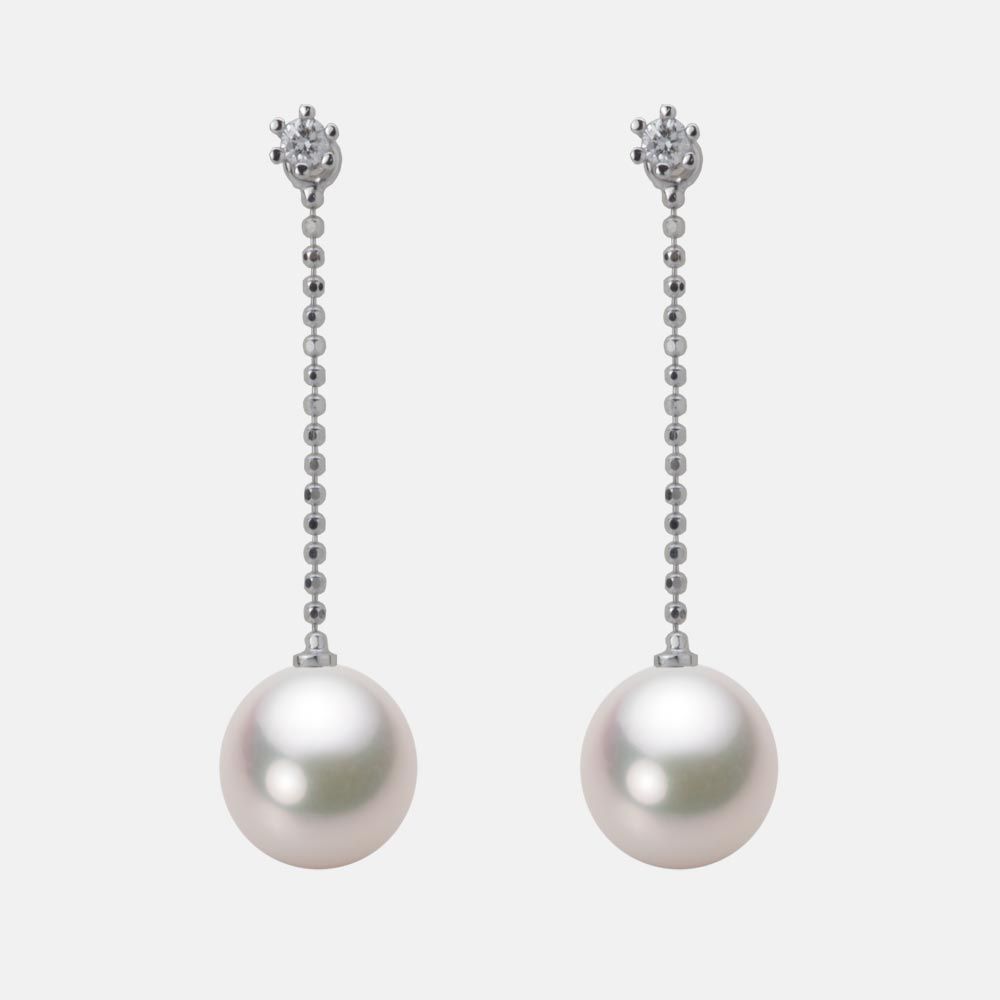 8.5mm アコヤ真珠ピアス
