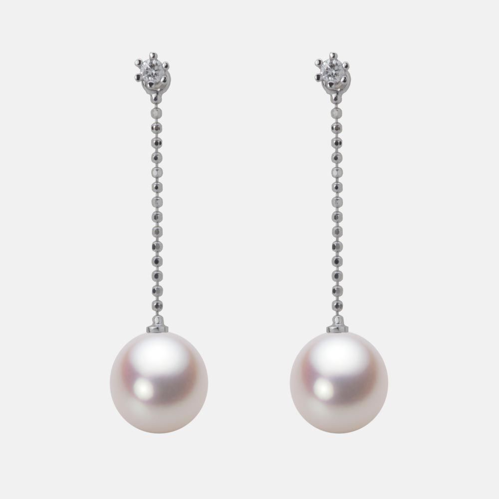 8.5mm アコヤ真珠ピアス