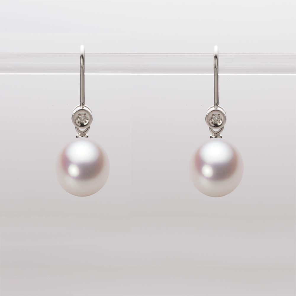 8.5mm アコヤ真珠ピアス