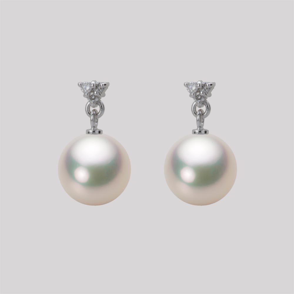 8.5mm アコヤ真珠ピアス