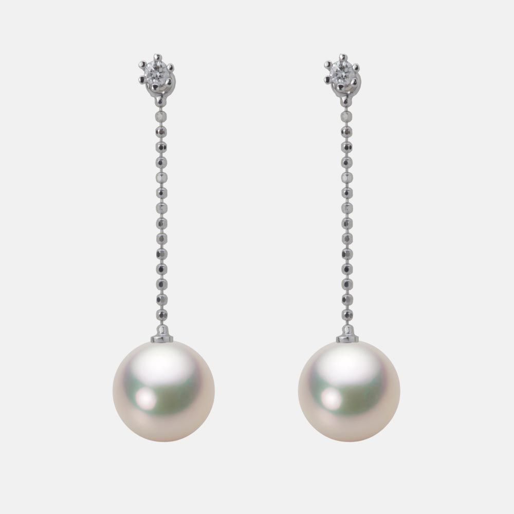 8.5mm アコヤ真珠ピアス