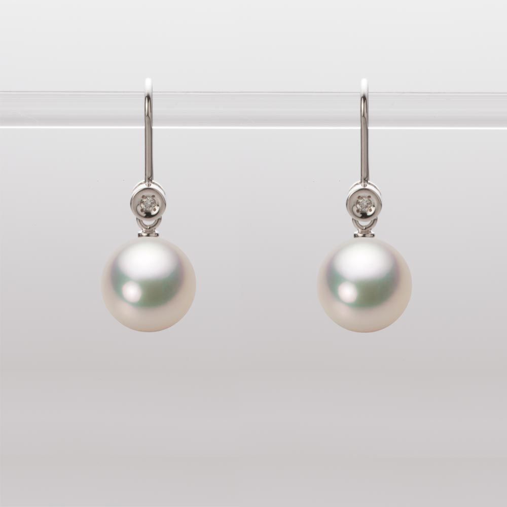 8.5mm アコヤ真珠ピアス