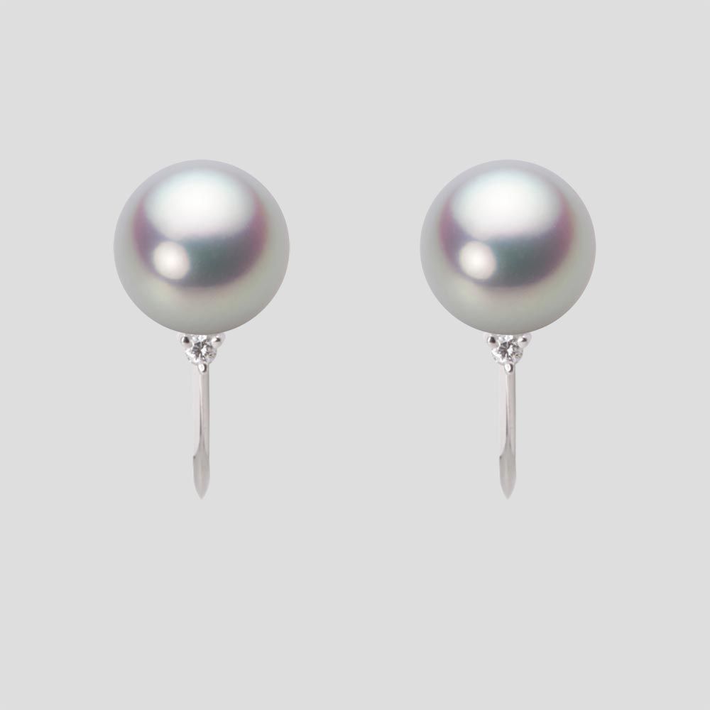 8.5mm アコヤ真珠イヤリング