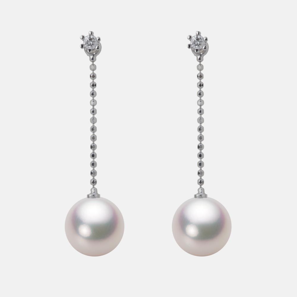 8.5mm アコヤ真珠ピアス