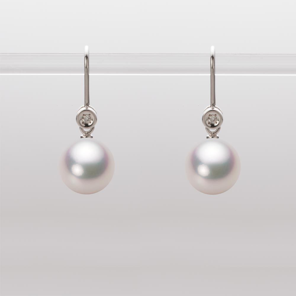 8.5mm アコヤ真珠ピアス