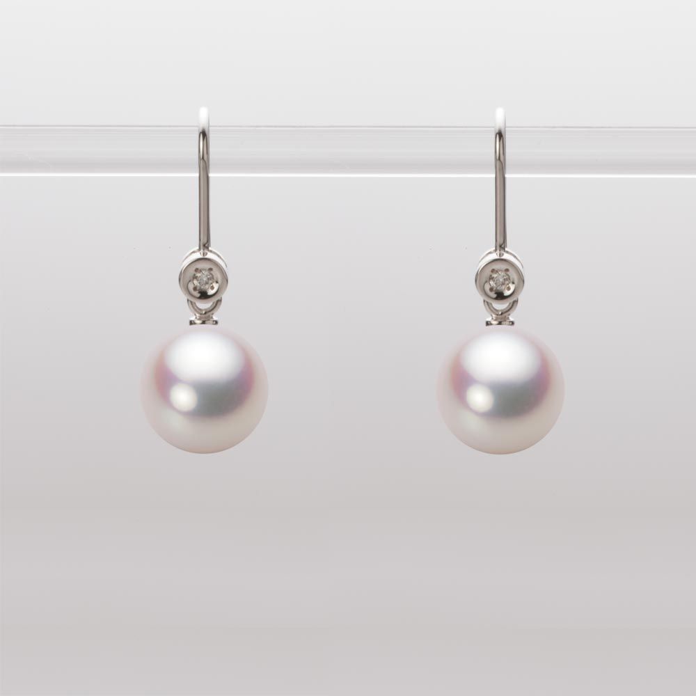 8.5mm アコヤ真珠ピアス