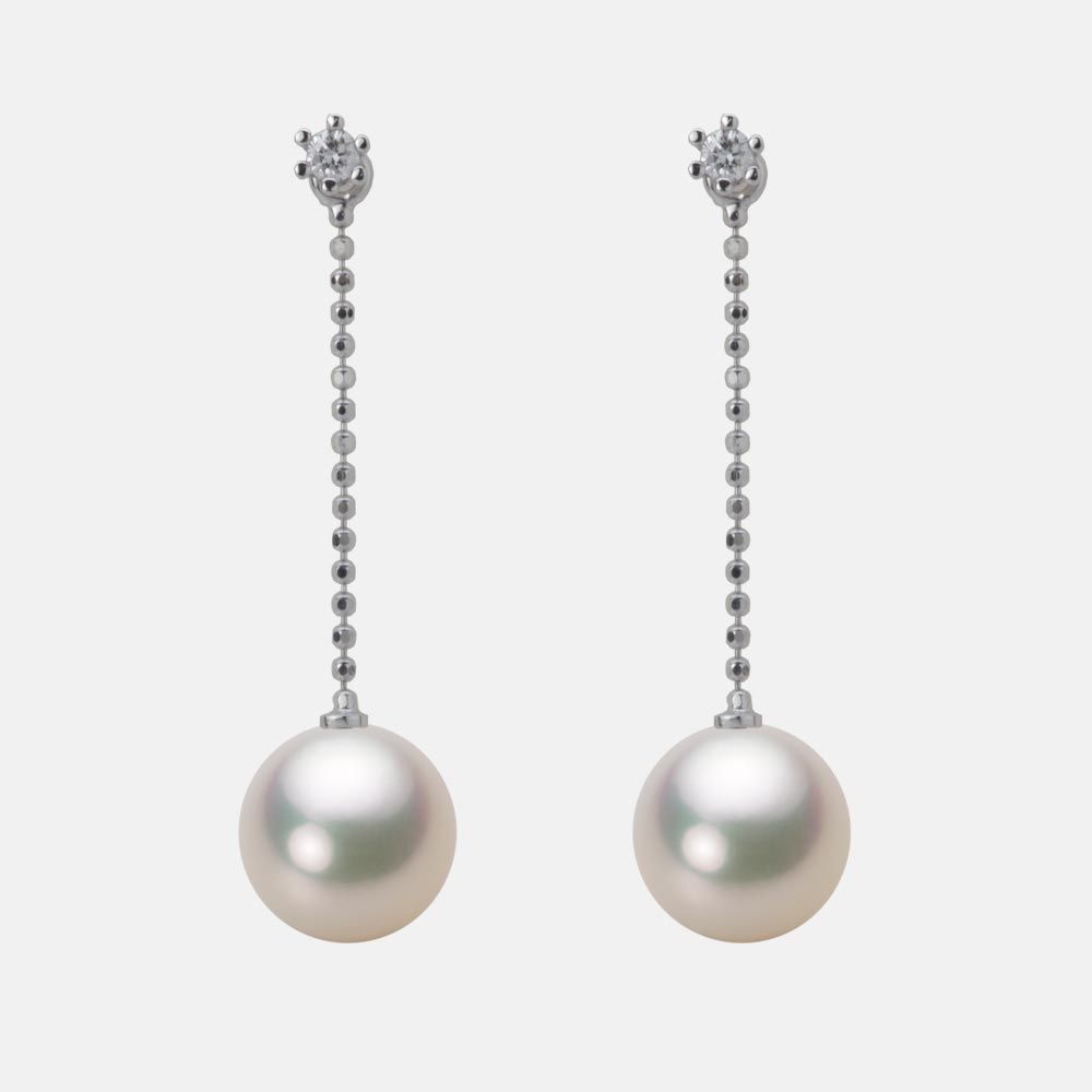 8.5mm アコヤ真珠ピアス