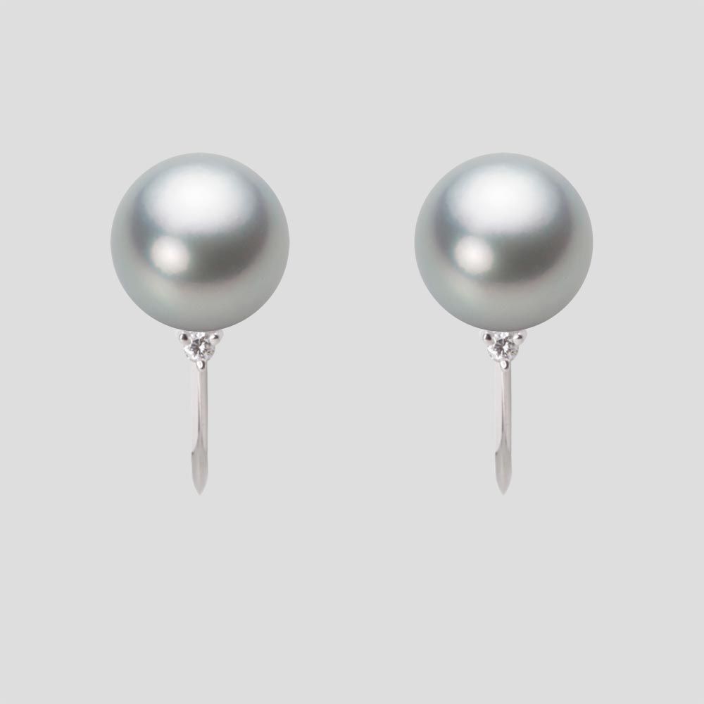 8.5mm アコヤ真珠イヤリング