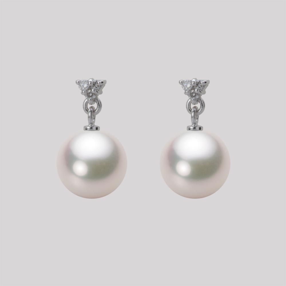 8.5mm アコヤ真珠ピアス
