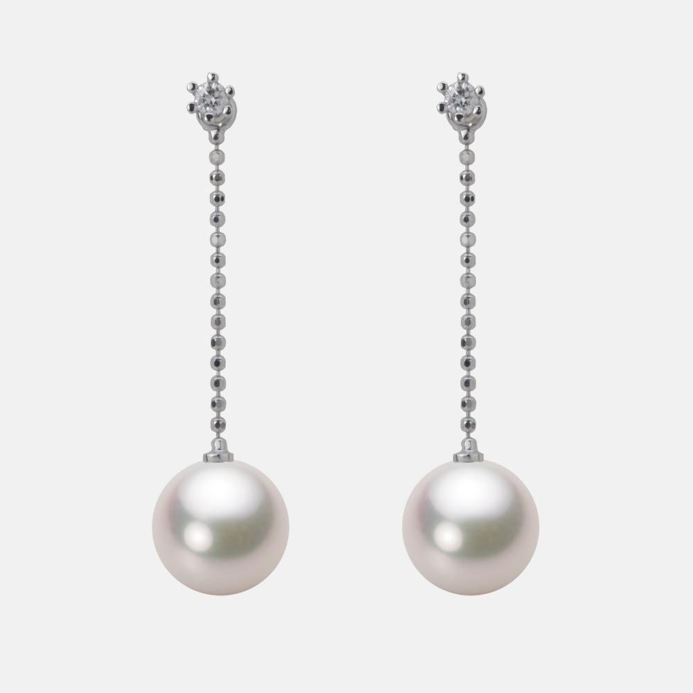 8.5mm アコヤ真珠ピアス