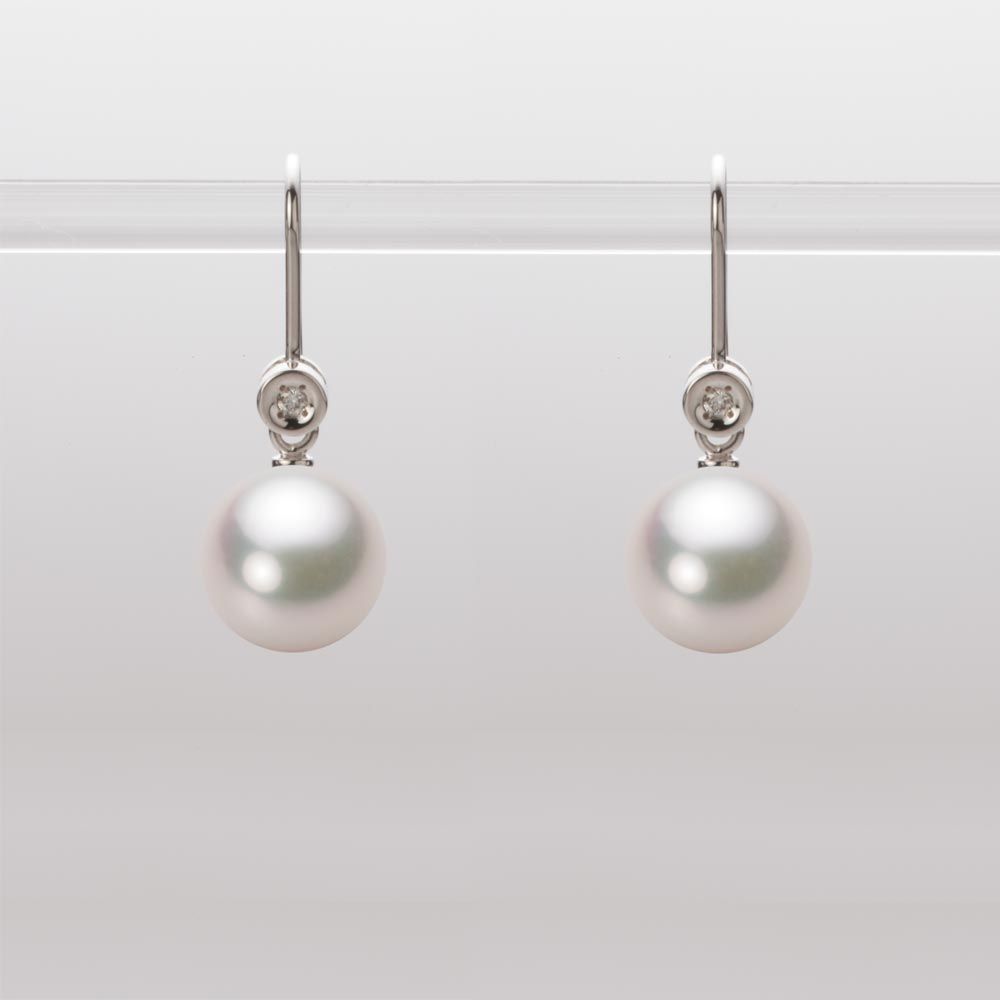 8.5mm アコヤ真珠ピアス
