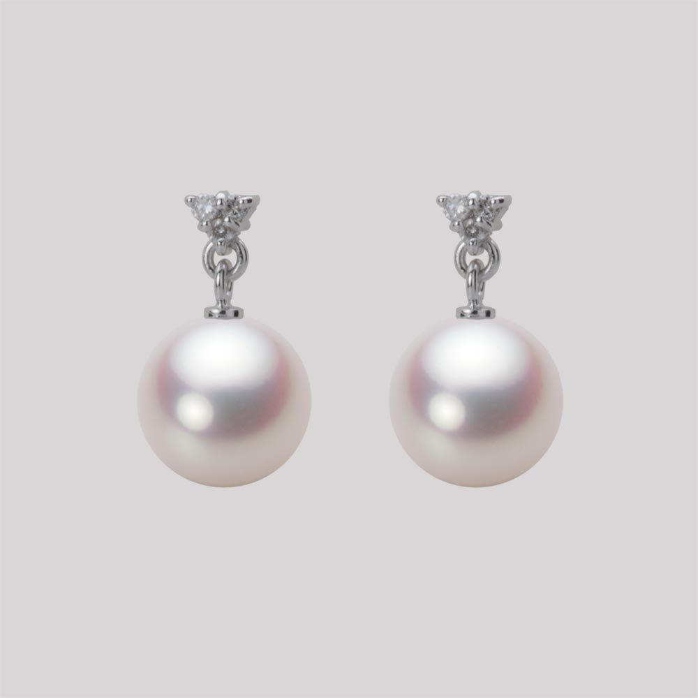 8.5mm アコヤ真珠ピアス