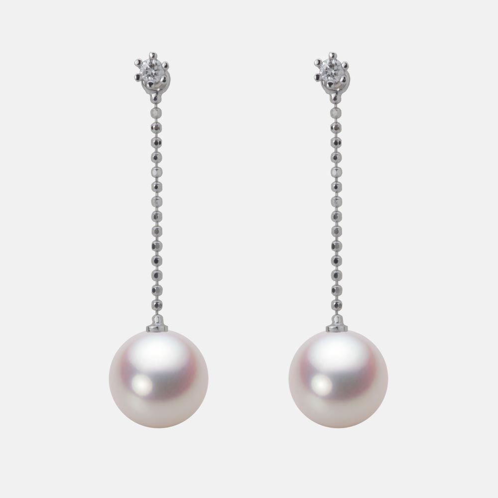 8.5mm アコヤ真珠ピアス